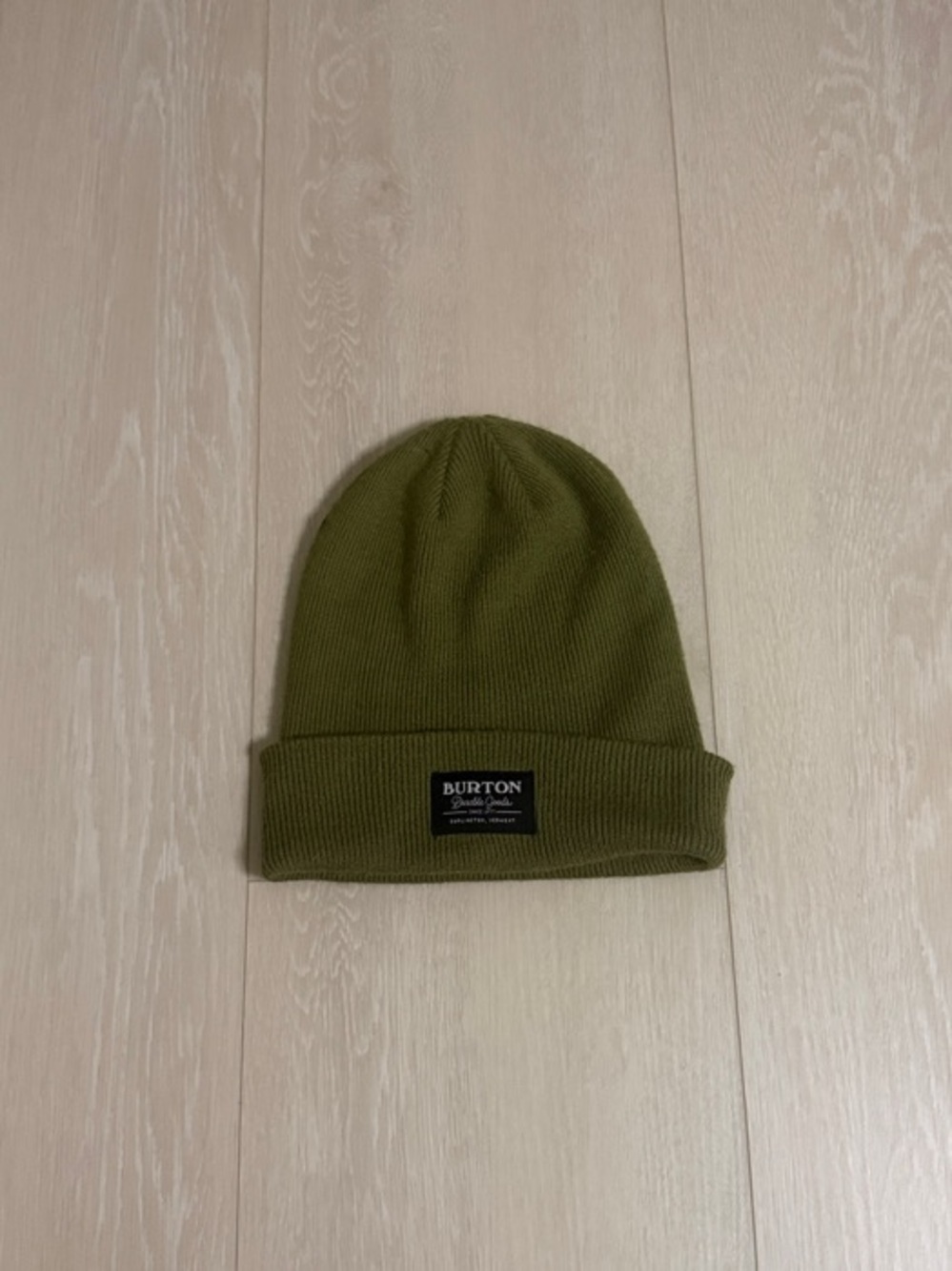 3/$10 Burton Olive Green Knit Beanie